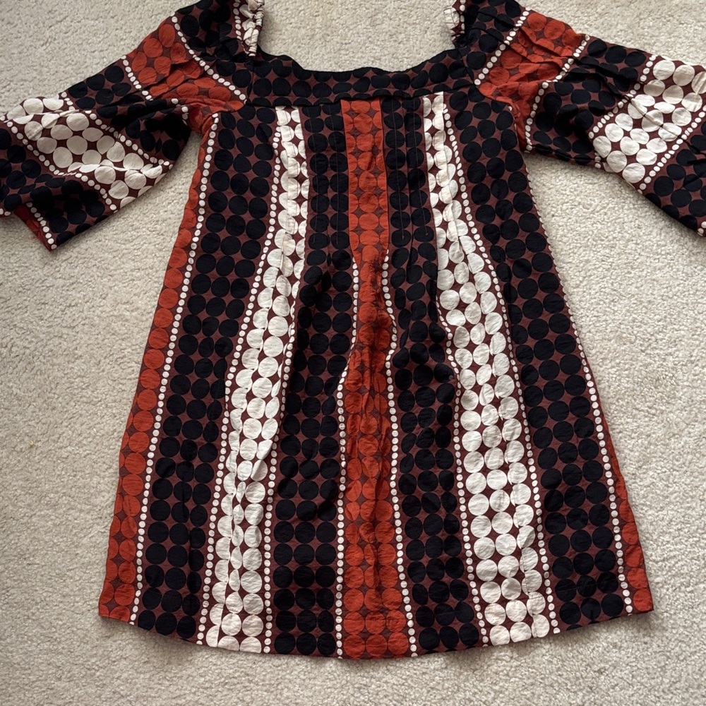Anthropologie mini Dress in mod print